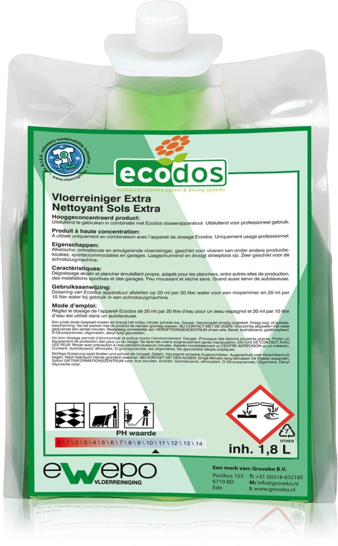Ewepo Ecodos Vloerreiniger Extra 3x1,8 L