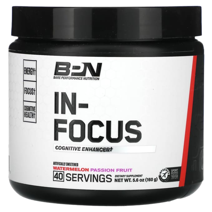BPN, In-Focus, Fruit de la Passion Melon d'Eau, 159 g (160g)