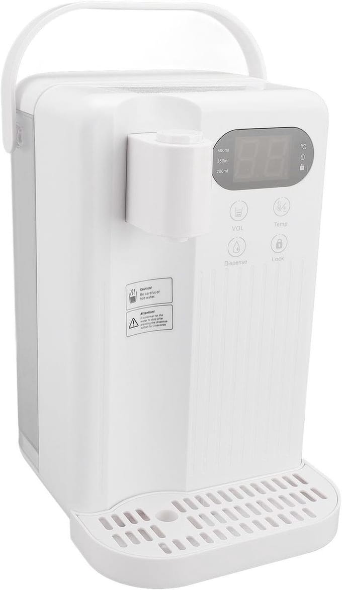 Heetwaterdispenser - Snelle waterkoker - Direct warm water - Instelbare temperatuur - 37 x 26 x 24 cm