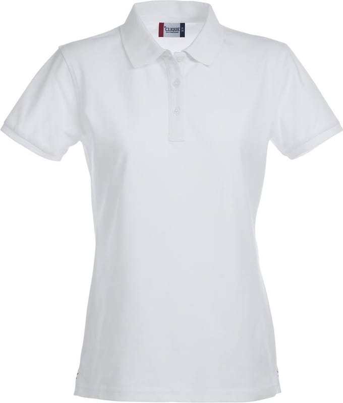 Clique Stretch Premium Polo 028240 - Zwart - 4XL