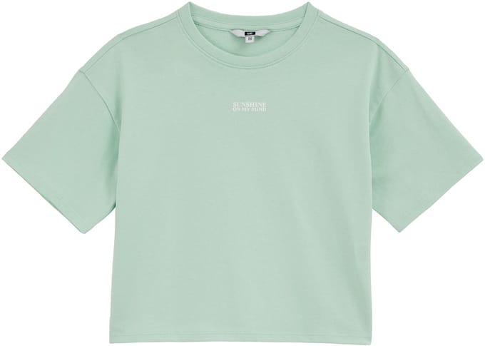 WE Fashion Meisjes T-shirt met tekst