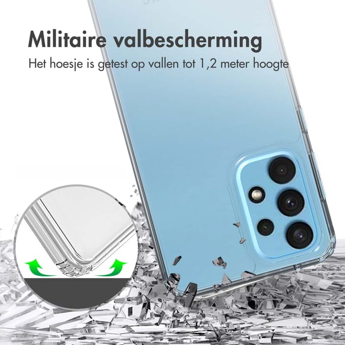 Accezz Hoesje - Geschikt voor Samsung Galaxy A33 - Xtreme Impact Backcover 2.0 - Transparant