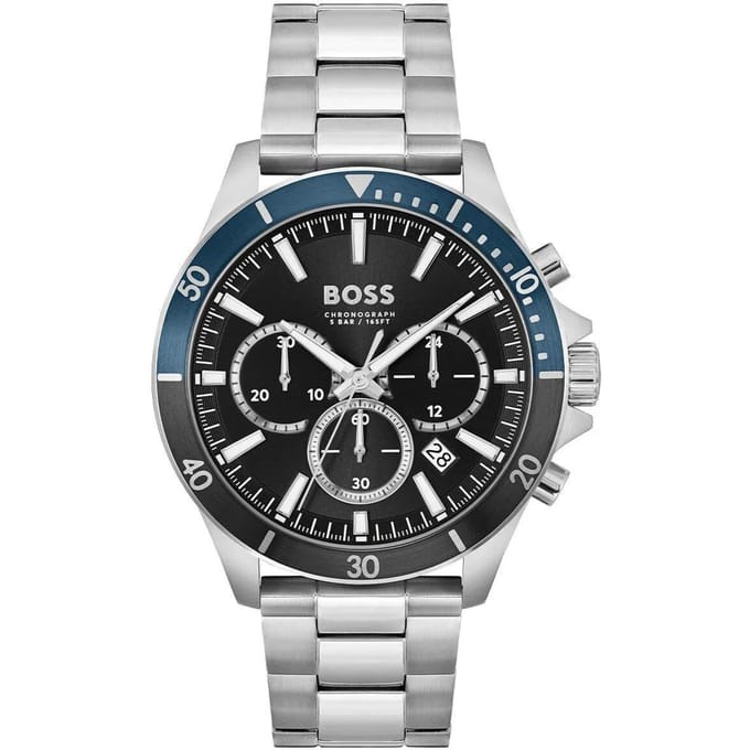 Hugo Boss 1514101 Herenhorloge 45 zilver