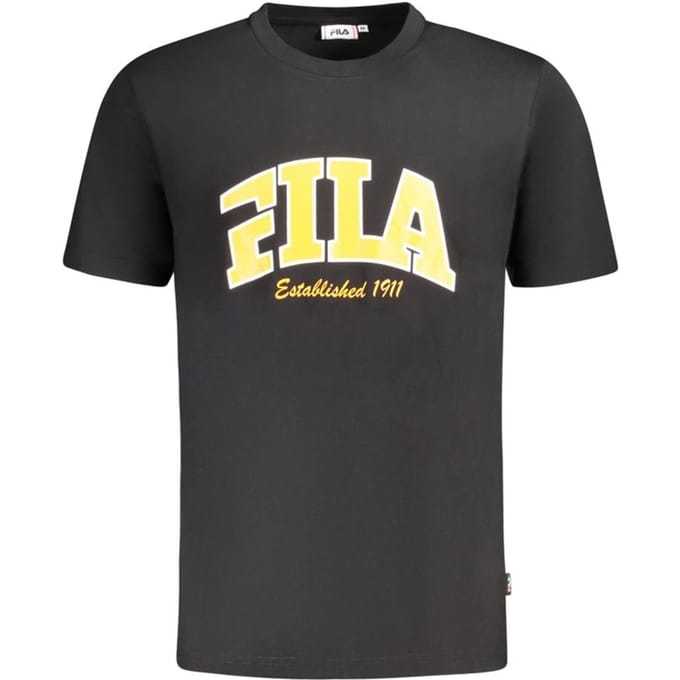 FILA Lanaken Regular Graphic Tee Black Taglia: S | Magliette basic Outlet | Uomo | Nero