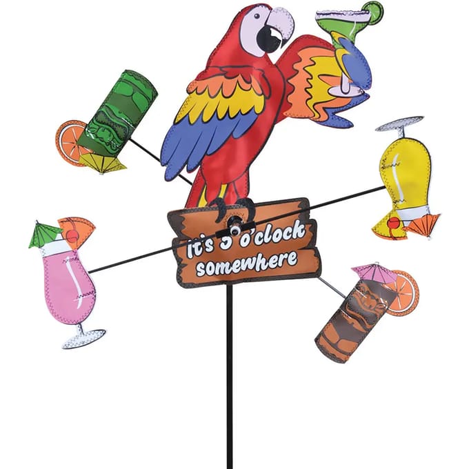 Windwijzer Premier Kites Whirligig 12 In. Island Parrot