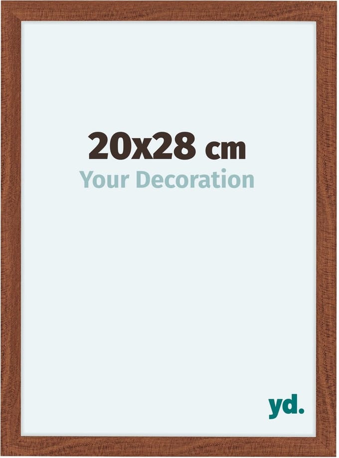 Your Decoration - Fotolijst 20x28 cm - MDF - Walnoot - Como