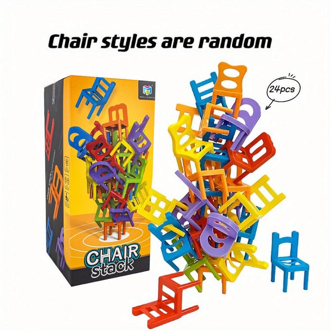 Chaises Empilables de Haute Qualité, Jouets Éducatifs de Haute Qualité, Blocs de Construction de Haute Qualité High-Quality yellow