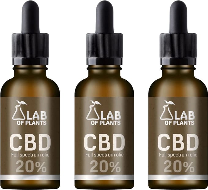3 x CBD-olie 20% - Voordeelbundel – 3 x 10 ml – Premium kwaliteit – Full Spectrum