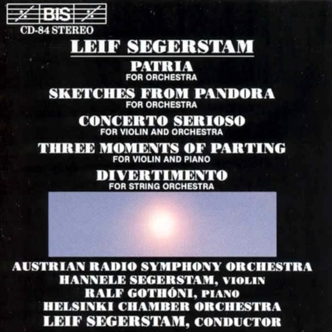 Austrian Radio Symphony Orchestra - Segerstam: Patria For Orchestra | Sketches From Pandora (CD)