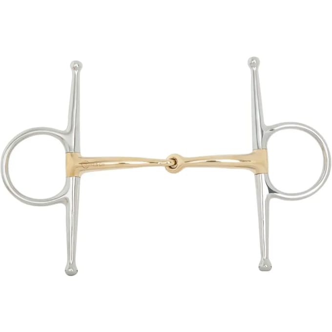 Dubbele snaffel paardenbit BR Equitation