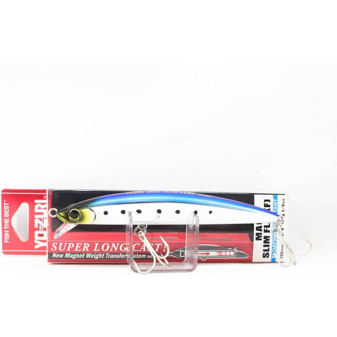 Yo Zuri Mag Slim Flat 105 Drijvend Aas R1539-HIW (4534)