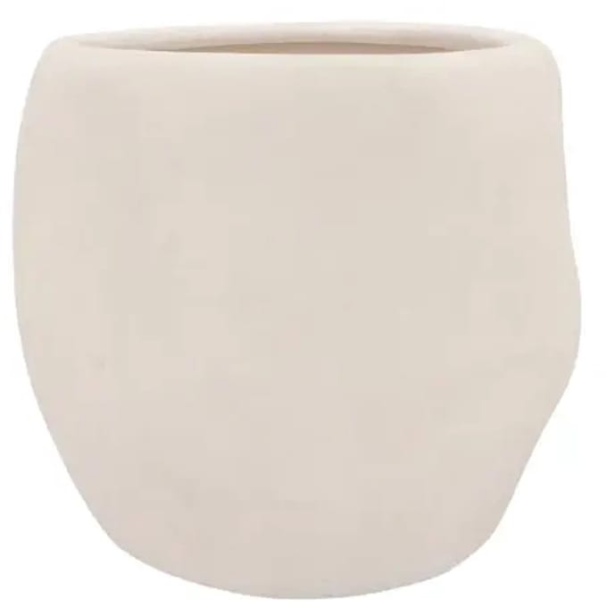 Lisboa bloempot 30X30X26CM wit