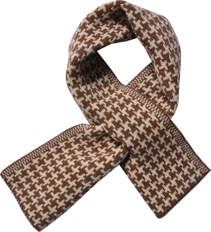 Juleeze Wintersjaal Dames 15x85 cm Bruin Beige Polyester