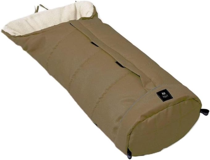 Footmuff Prinz winter footmuff for pram with non-slip material super quality (brown)