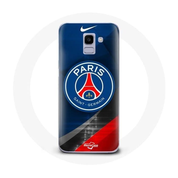 Hoesje - PSG Paris Saint Germain - Galaxy A8 2018 - Flexibel - Bescherming - Logo
