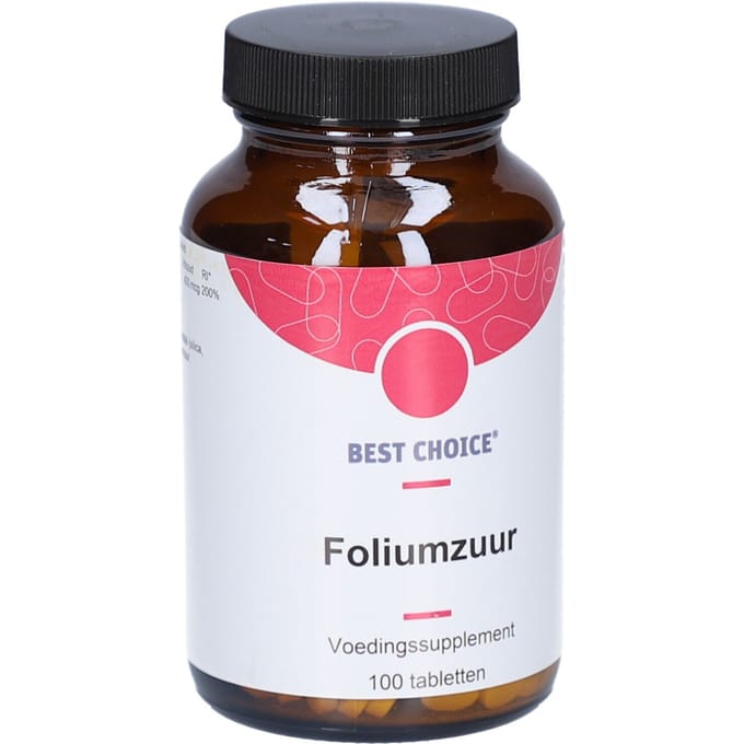 Best Choice Foliumzuur 100 Gecomprimeerde tabletten