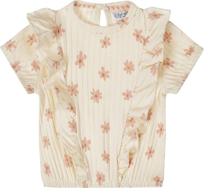 Dirkje Meisjes T-shirt - Off white