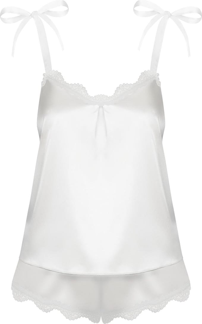 Obsessive Prima Neve Shortama Set - Offwhite