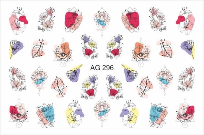 Korneliya Airbrush Waterdecal AG 296