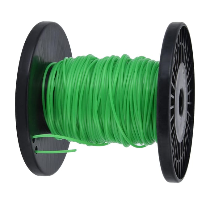 Fil de coupe-bordures rond de 2 mm, fil vert pour tondeuse à gazon Husqvarna, 30 m 30m/98.4ft