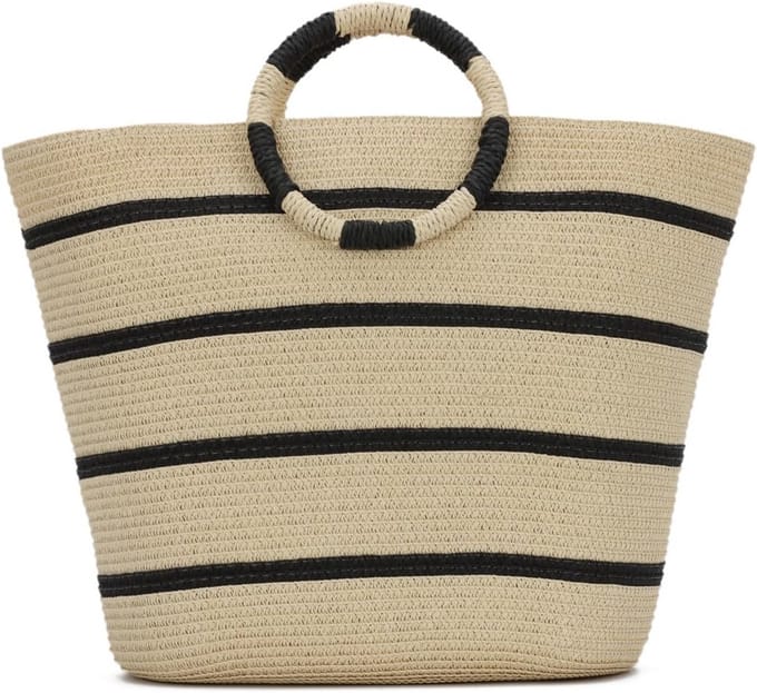Grote Dames Strandtas - Zomer Tote Bag van Stro