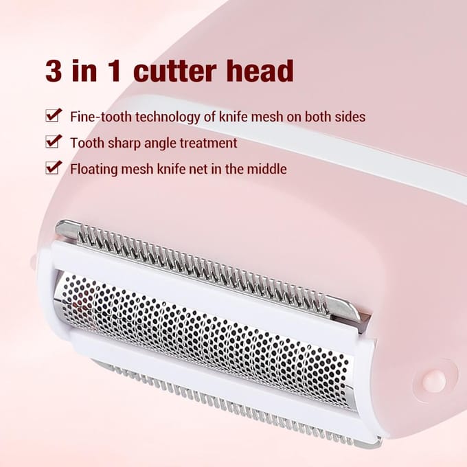 Vrouwen Elektrisch Scheerapparaat Epilator Mini Scheermes Permanent Ontharingsapparaat Hele Lichaam Mes Oksel Intieme Zone Ontharingsapparaat roze