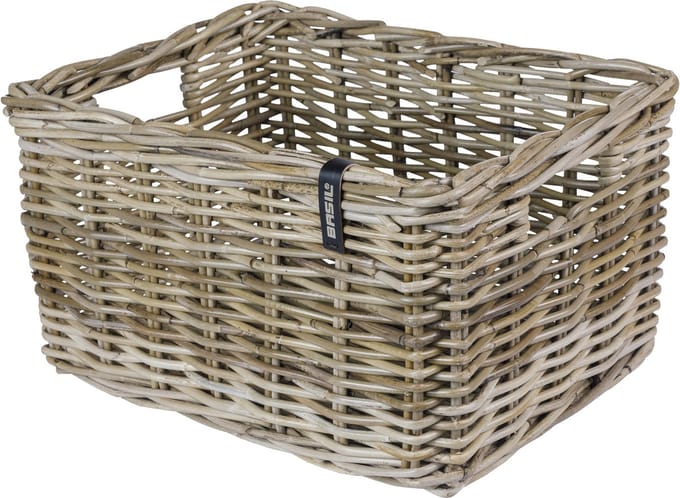 Fiets Basil mand Dax L rotan grijs