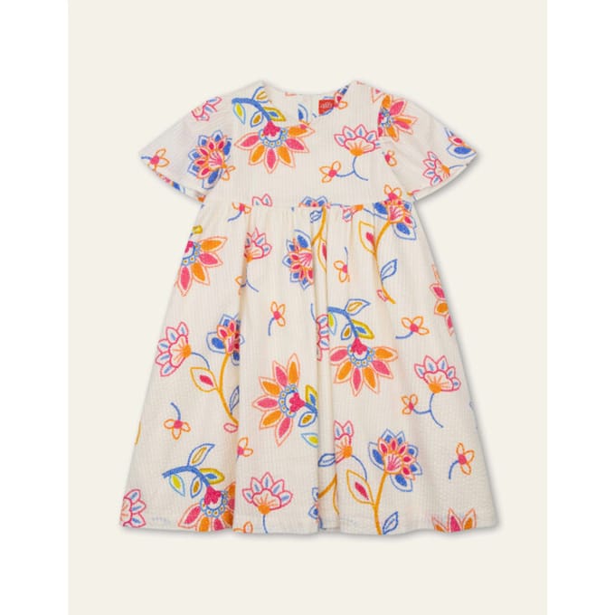 Oilily Dilli Jurk- maat98/3T Wit