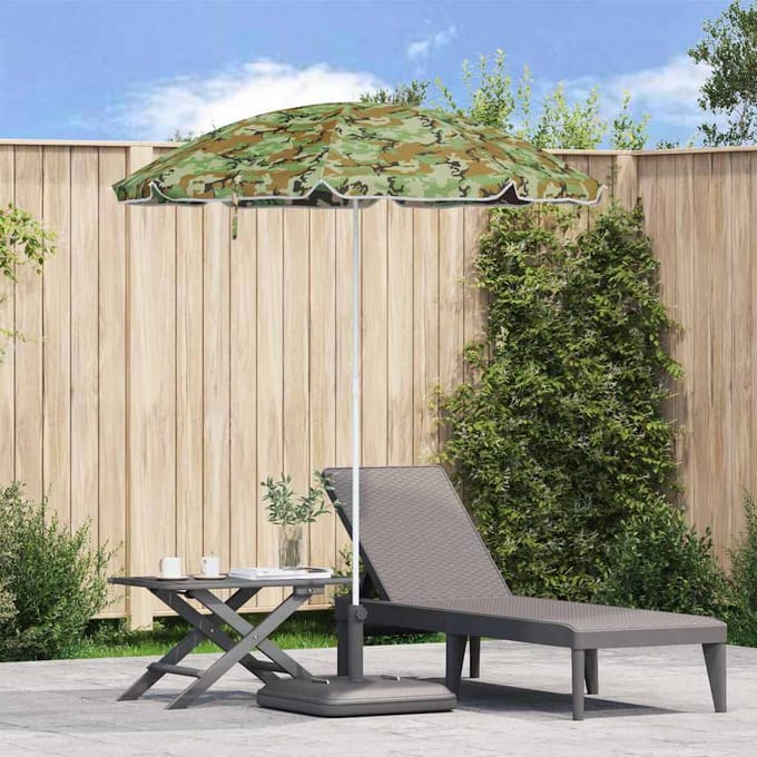 vidaXL - Tuinparasol - 170T - polyester - Camouflage