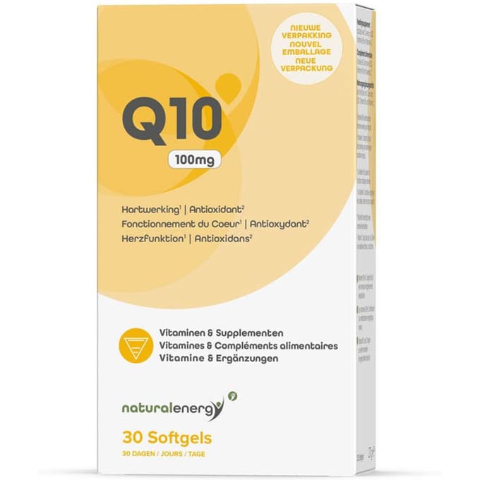 Natural Energy Q10 | 100 mg Co-enzym 30 Capsules