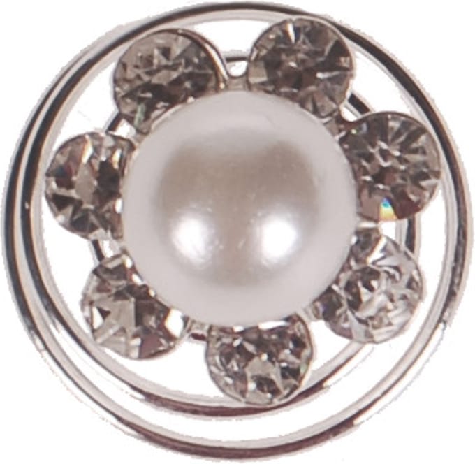 Curlie met parel en strass