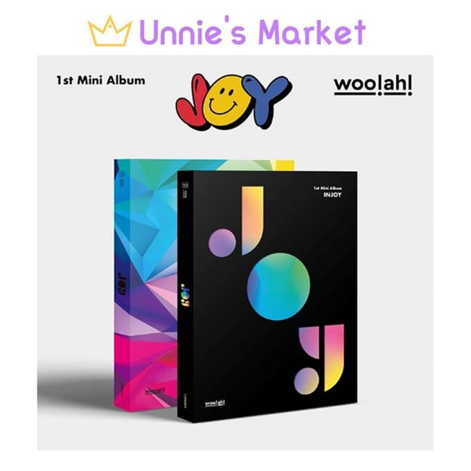 woo!Ah! wooah [JOY] 1e Mini-album Random Ver,No poster blue