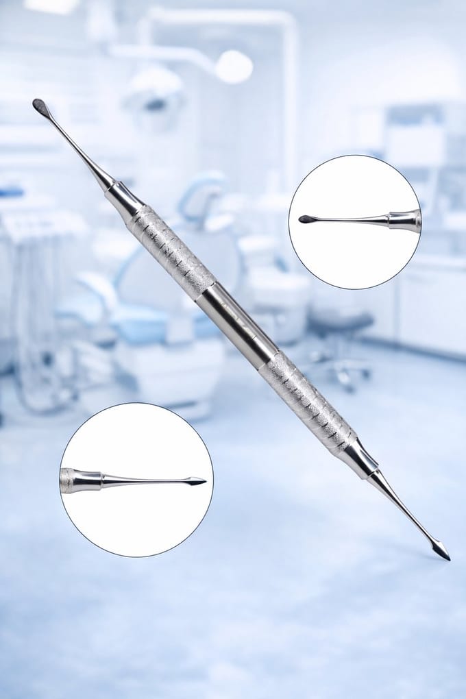Belux Surgical Instruments / Buser Periost Elevator / Raspatorium – Dubbelzijdig – RVS – Chirurgisch Instrument