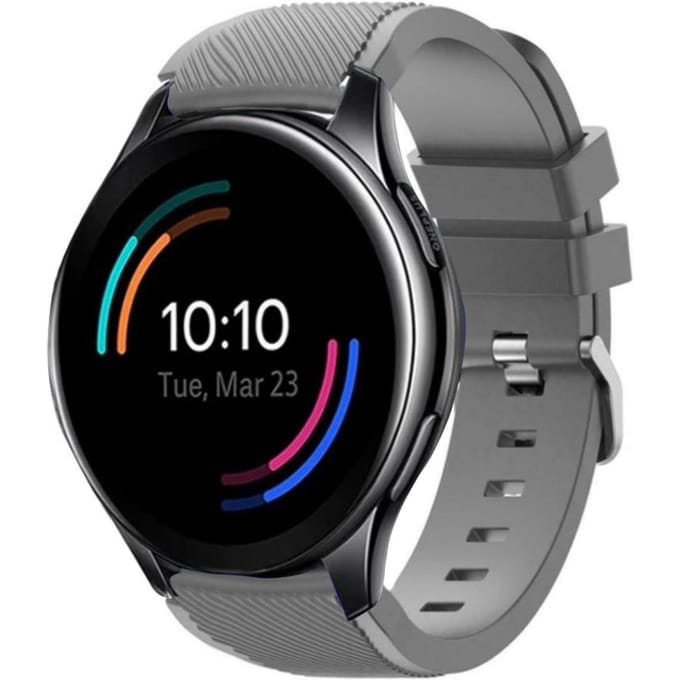 OnePlus Watch siliconen bandje (grijs)