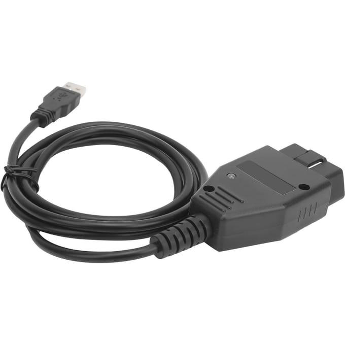 EOBD2 Programmeur Flasher Multi?Functie ECU Chiptuning Tool met CD 16-pins OBDII Diagnosekabel gray