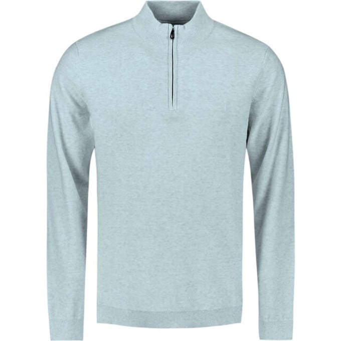 No Excess Pullover half zip melange ice