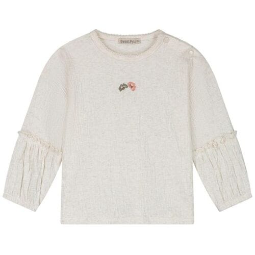 Sweet Petit baby shirt Else Soft Ecru Melange 62 dames