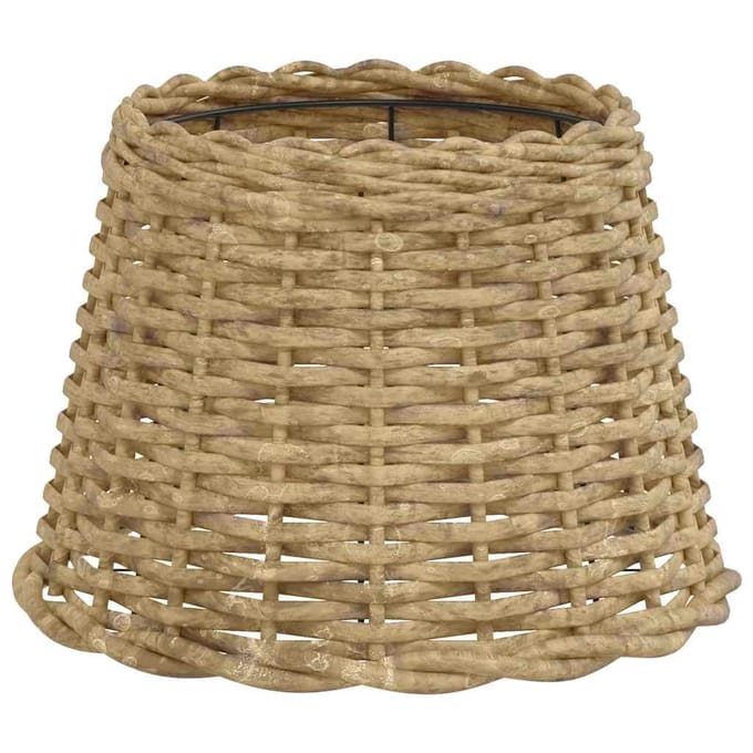 vidaXL - Lampenkap - Ø30x20 - cm - wicker - bruin