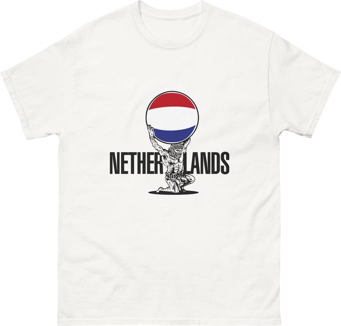 EK Voetbal 2024 T-shirt - Wit, L