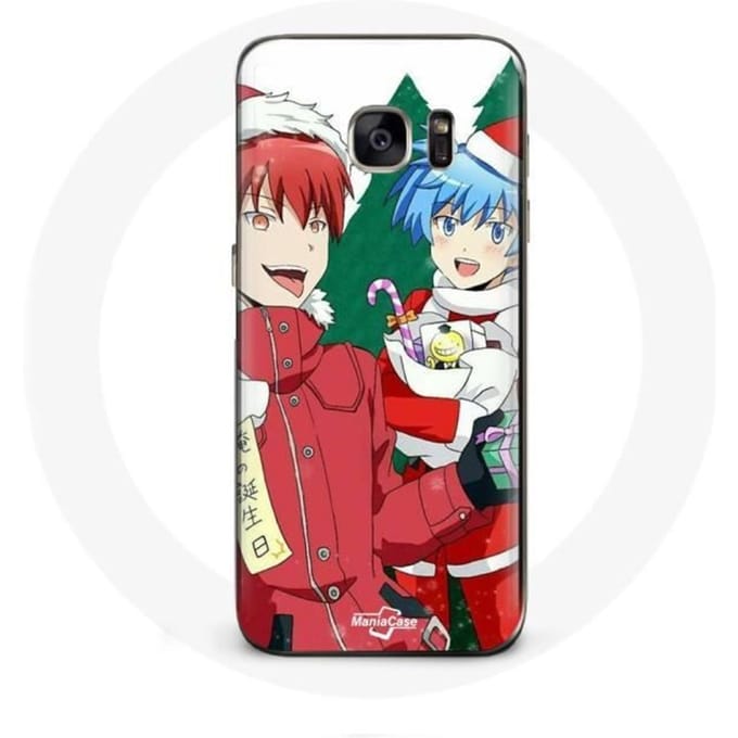 Coque pour Samsung Galaxy S6 Karma et Nagisa Assassination Classroom Anime Christmas day