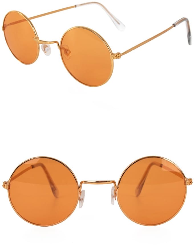 Uilebril orange glas