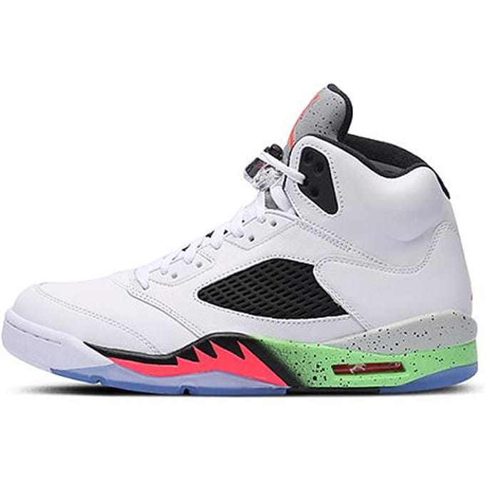 Jordan 5 Retro Poison Green GS 440888-115 36 white