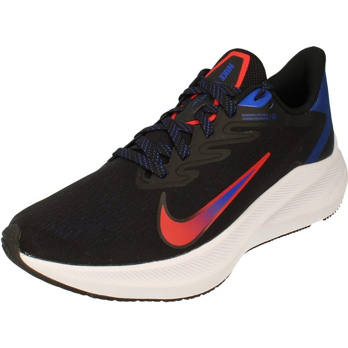 Nike Zoom Winflo 7 Heren Zwarte Sneakers