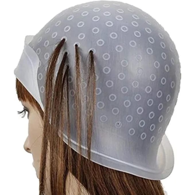 Haarverf highlighter kap siliconen salon haarverf kap haarstyling tool transparant gray