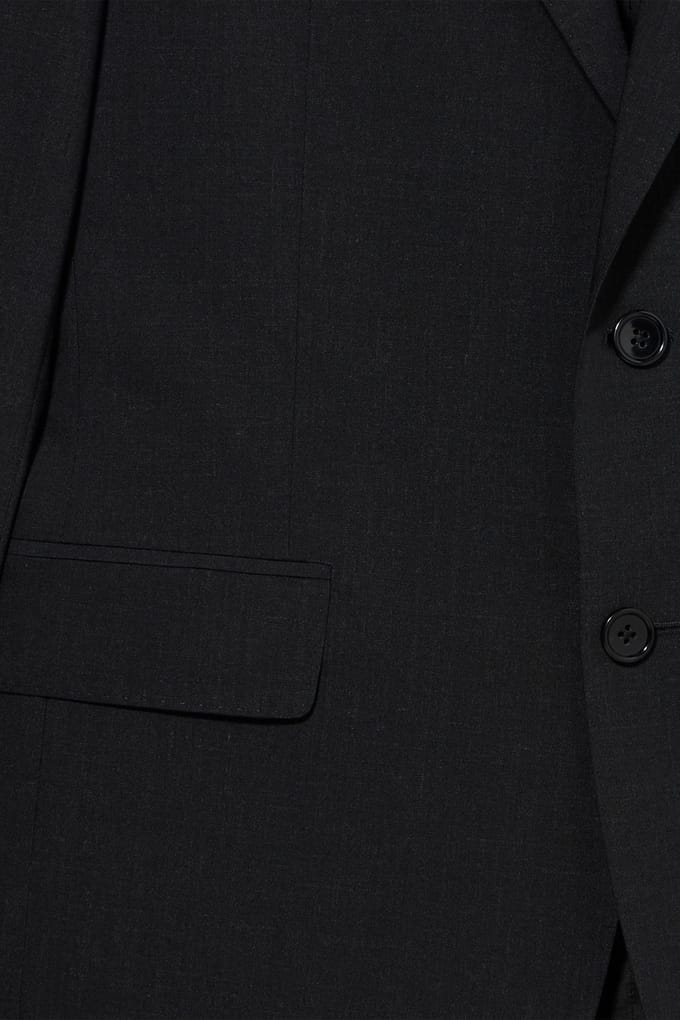 Brooks Brothers Wool Jacket Dark Grey Größe: 48 | Blazer Outlet | Herren | Grau