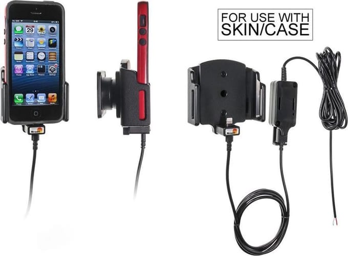 Brodit aanpasbare houder vaste installatie - B62-72mm/D6-10mm v iPhone 5/5C/5S