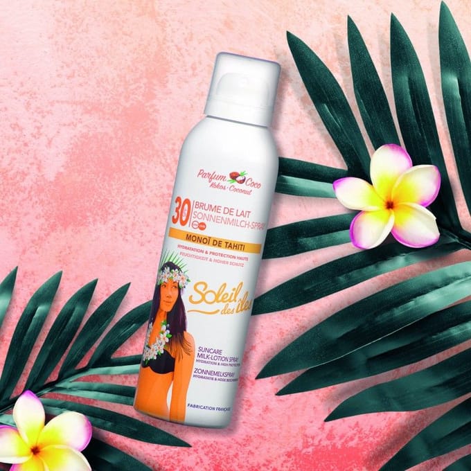Soleil des Îles Zonnemelkspray met kokosgeur – SPF30 150 Spray
