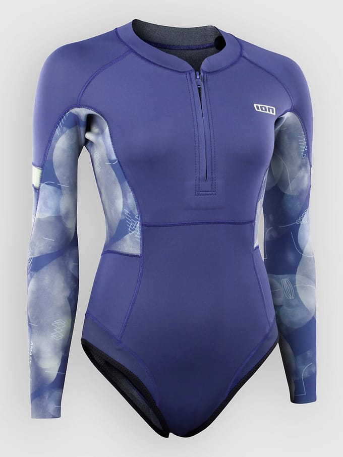 Ion Amaze Hot Shorty 1.5 Ls Front Zip Wetsuit zwart