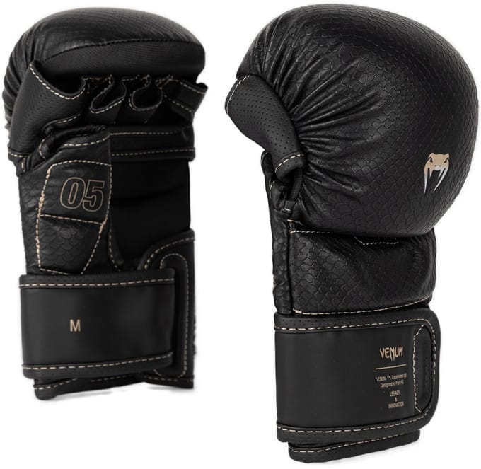 Venum Impact Evo Scales MMA Sparring Handschoenen Zwart - S