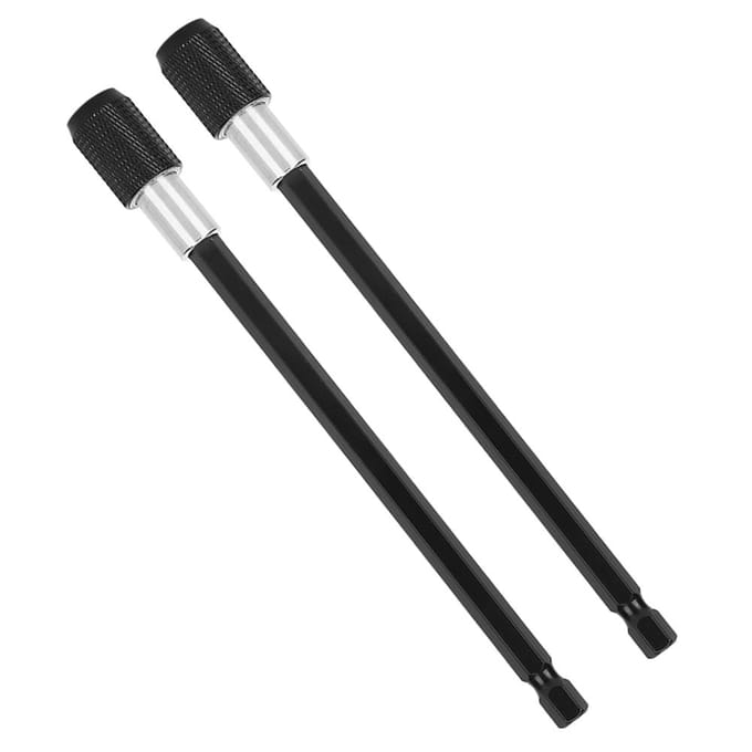2 stuks snelwissel zeskant schroevendraaier zelfborgende verlengstang voor boormachine 150 mm